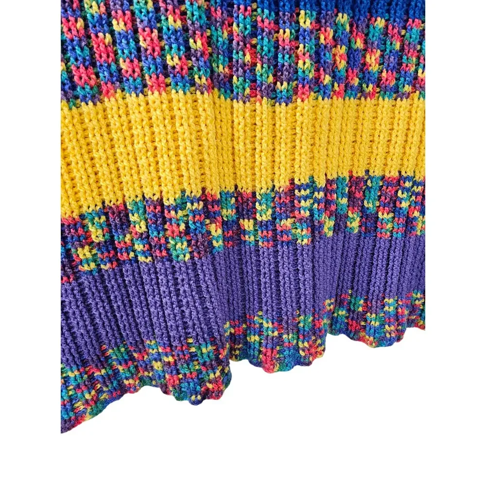 Handmade crochet throw